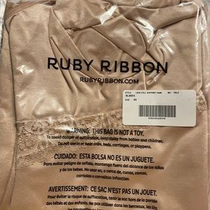 New in Package Ruby Ribbon Lace Full Support Cami Pale Size 44.